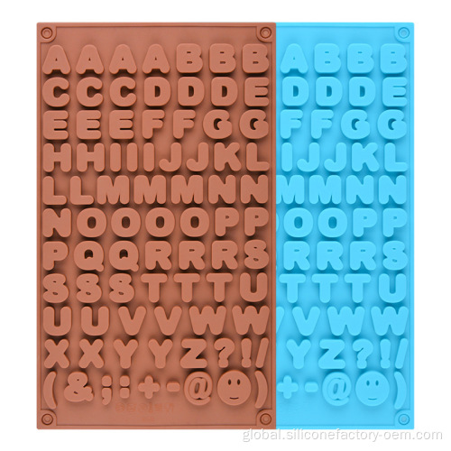 Chocolate Mold Filling chocolate mold letters silicone Supplier